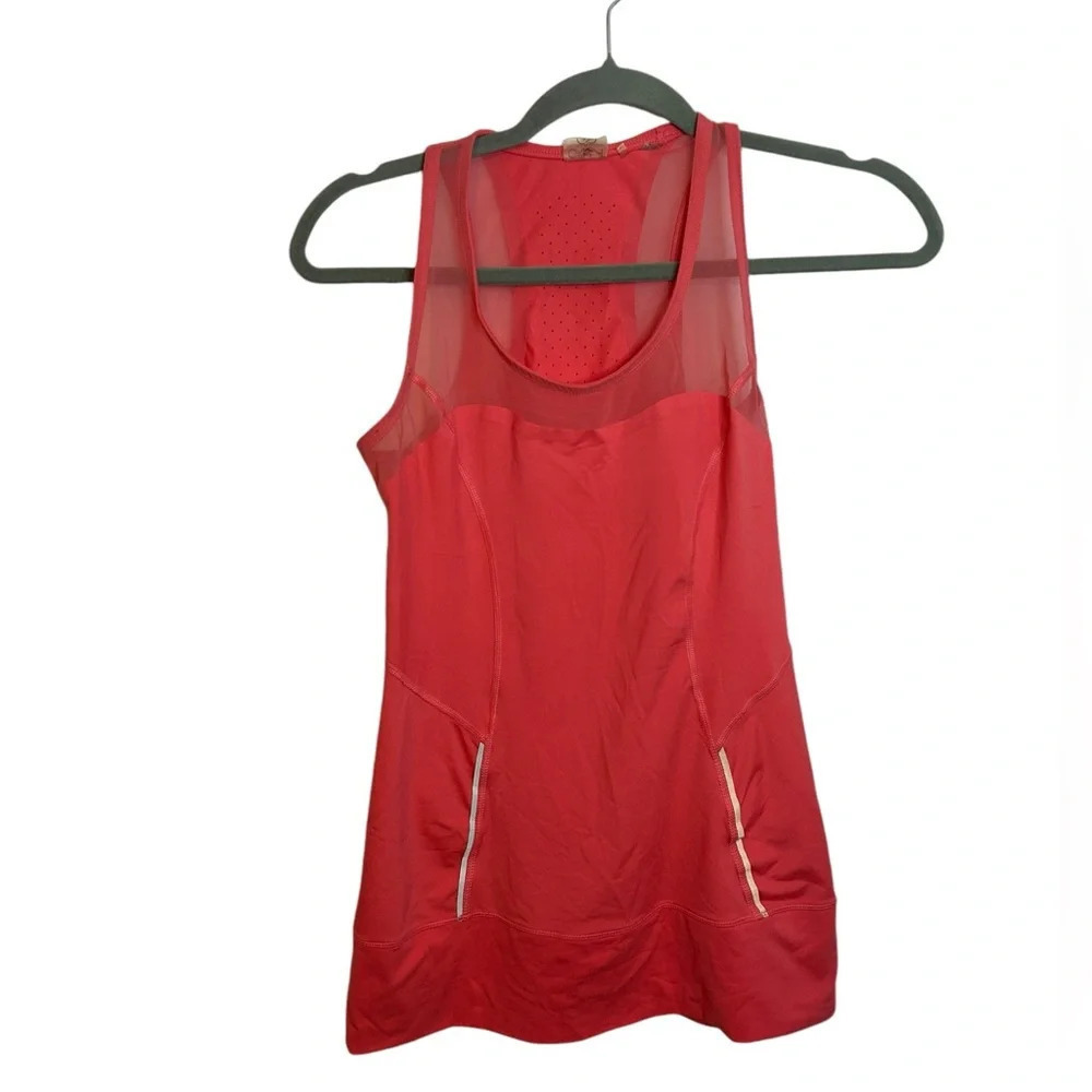 Calia by Carrie Underwood Pink Mesh Racerback Active Tank